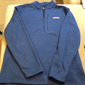 Vineyard vine brand new fleece 3/4 neck zip up